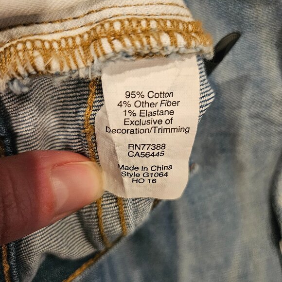 Madewell Button up Jean Shorts - Picture 4 of 4